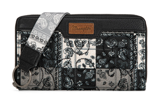 Wrangler Bandana Paisley Print Wallet