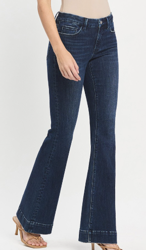 Jesper Mid Rise Flare Denim 34" inseam