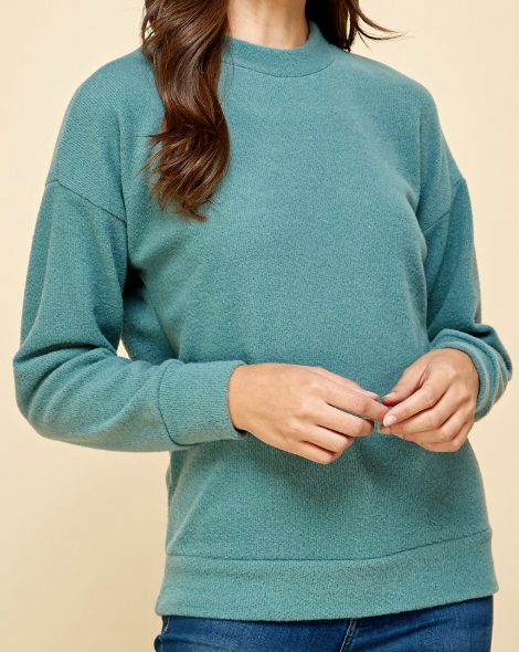 Solid Basic Sweater Top