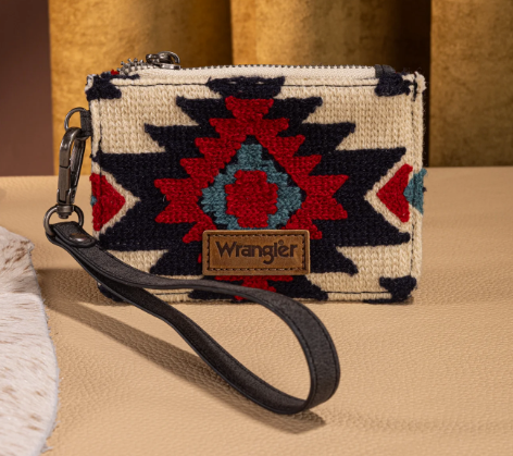 Wrangler Aztec Print Card Wallet