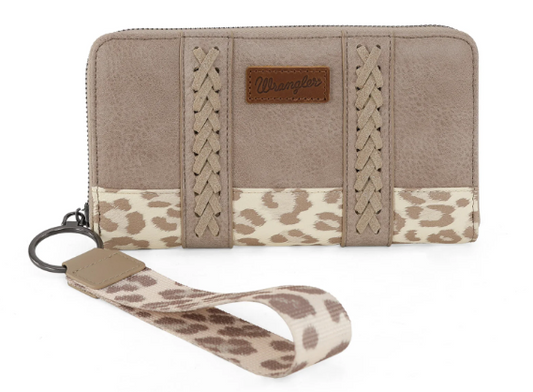 Wrangler Leopard Print Wallet