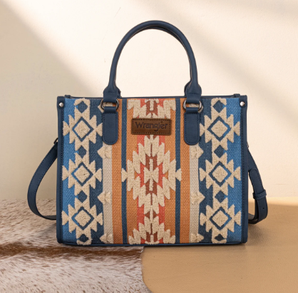 Wrangler Sherpa Aztec Jean Crossbody Purse