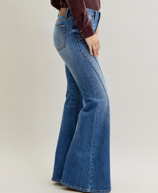 Judy Blue Jaqueline Flare with Double Angular Seam