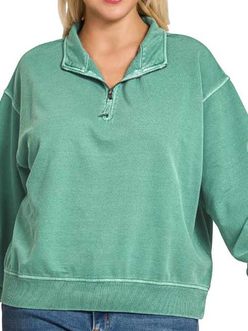 Madelyn Half Zip S-3X