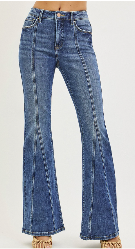 Geena High Rise Front Seam Flare 33" Inseam