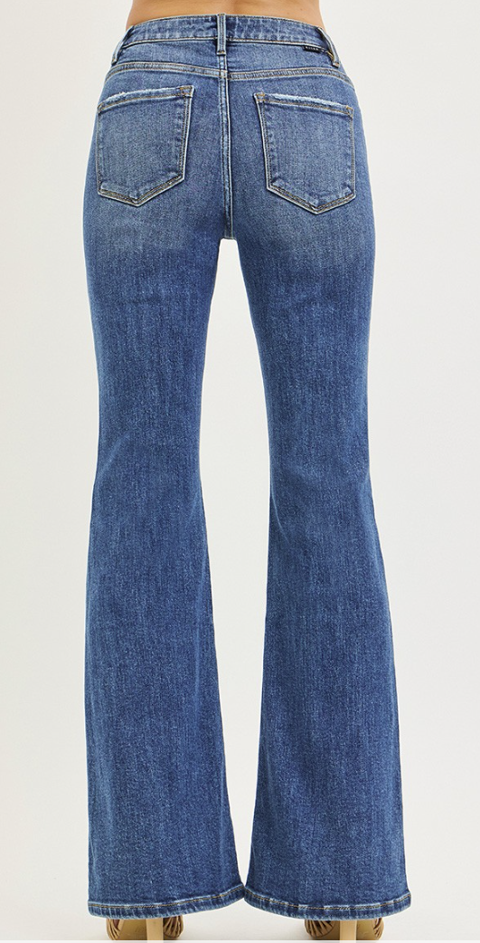 Geena High Rise Front Seam Flare 33" Inseam