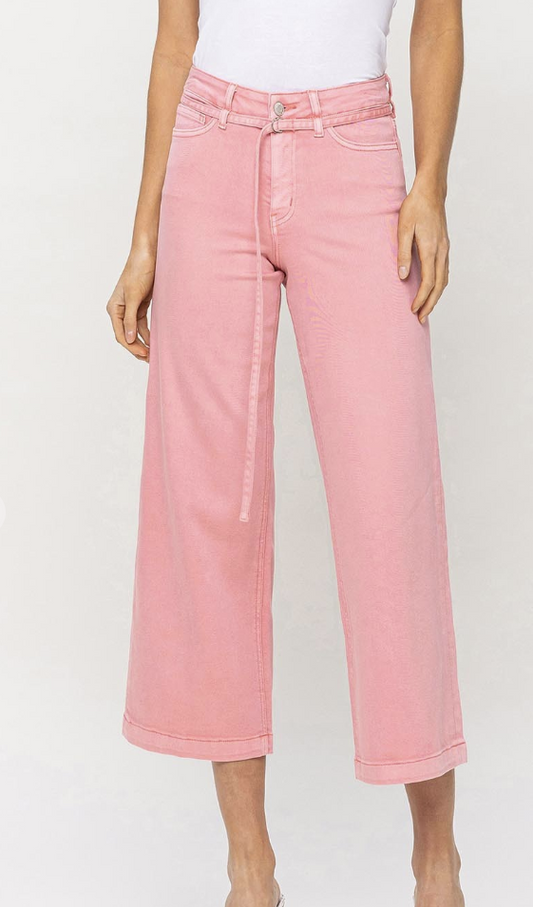 Betty Blush Belted Pants
