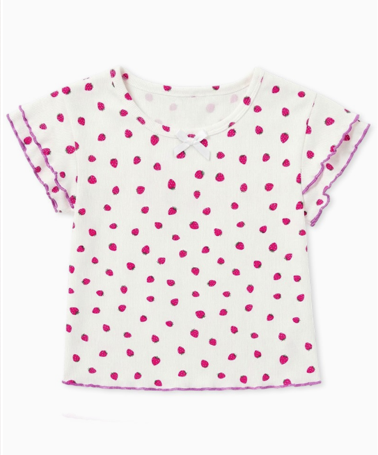 Girl's Strawberry Top
