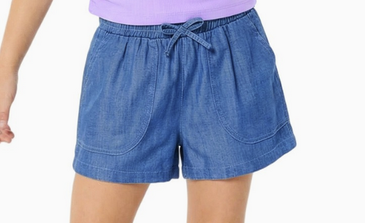 Girls Chambray Shorts