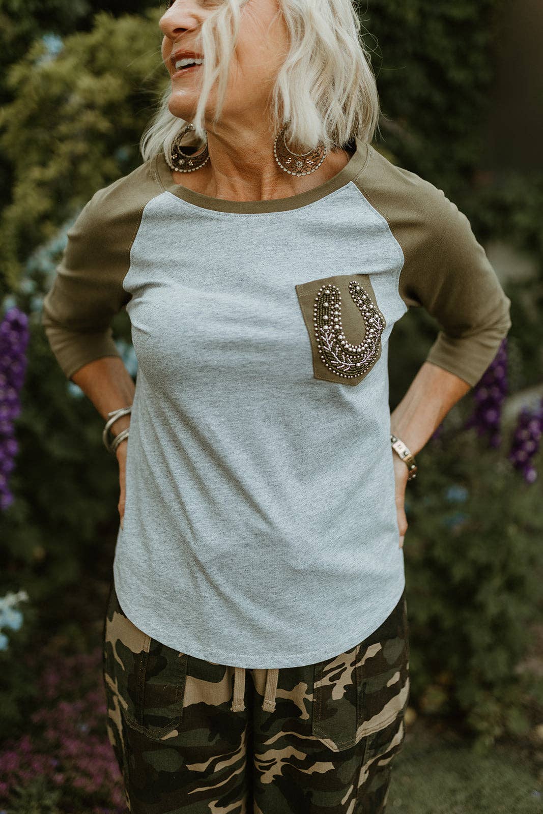 Lucky Grit Baseball Tee