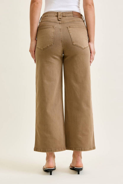 Judy Blue Vintage Front Yoke Tan Pants